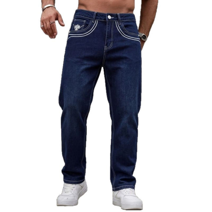 Men High-Quality Denim Jeans Mune Fashion