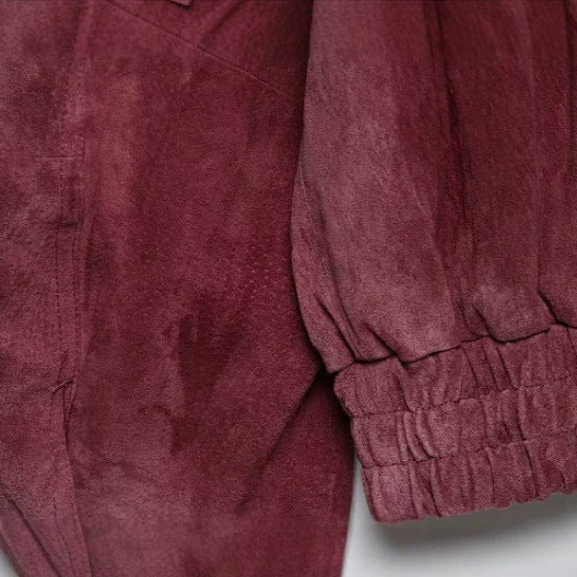 Women’s short-cut boxy blouson with high stand-up collar and dropped shoulders Mune Fashion