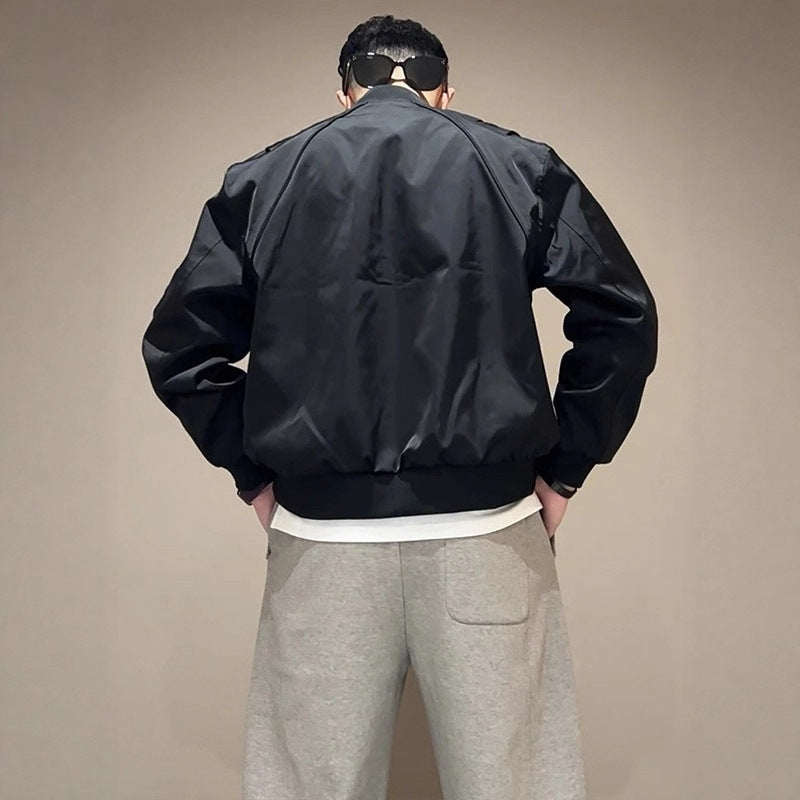 Men's stylish bomber jacket with zipper Mune Fashion