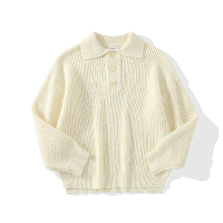 Women's Comfortable Knit Sweater with Button Details Mune Fashion