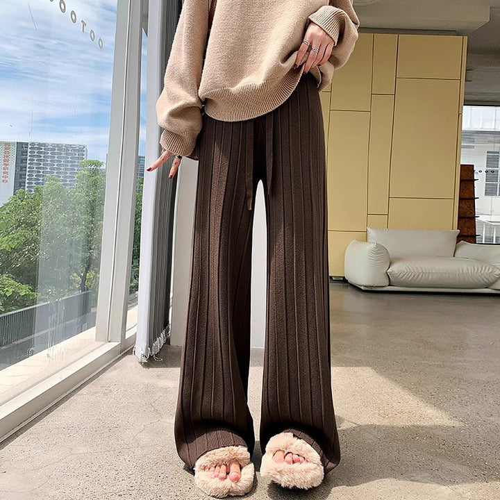 Women's High-Quality and Comfortable Pleated Trousers Mune Fashion