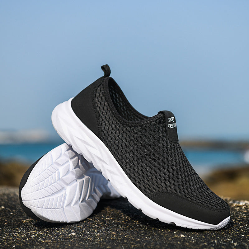 Unisex Breathable Slip-On Sneakers made of Mesh with Non-Slip Lightweight Sole Mune Fashion