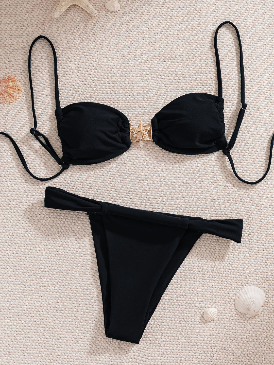Women's Push-Up Bikini with glamorous gold detail Mune Fashion