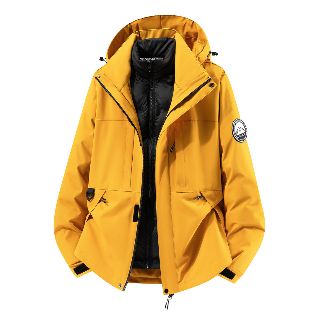 Men's two-layer hardshell parka with removable padded vest and technical hood Mune Fashion