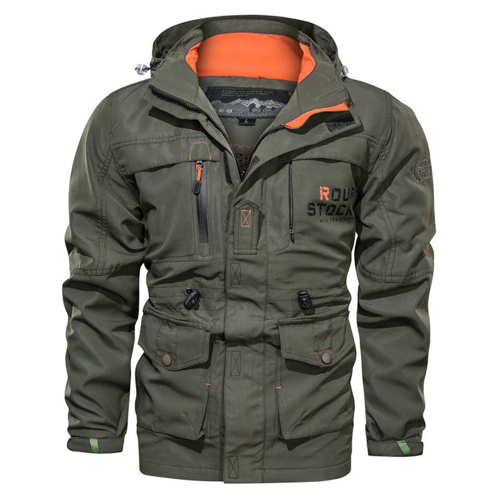 Men's Multifunctional Outdoor Jacket with Adjustable Hood Mune Fashion
