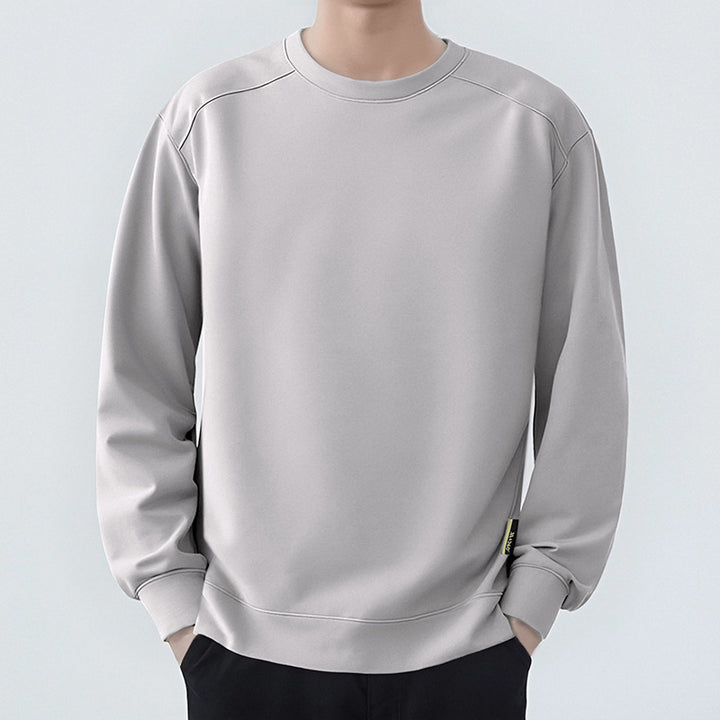 Men's Casual Oversized Sweatshirt with Raglan Sleeves and Brushed Interior Mune Fashion
