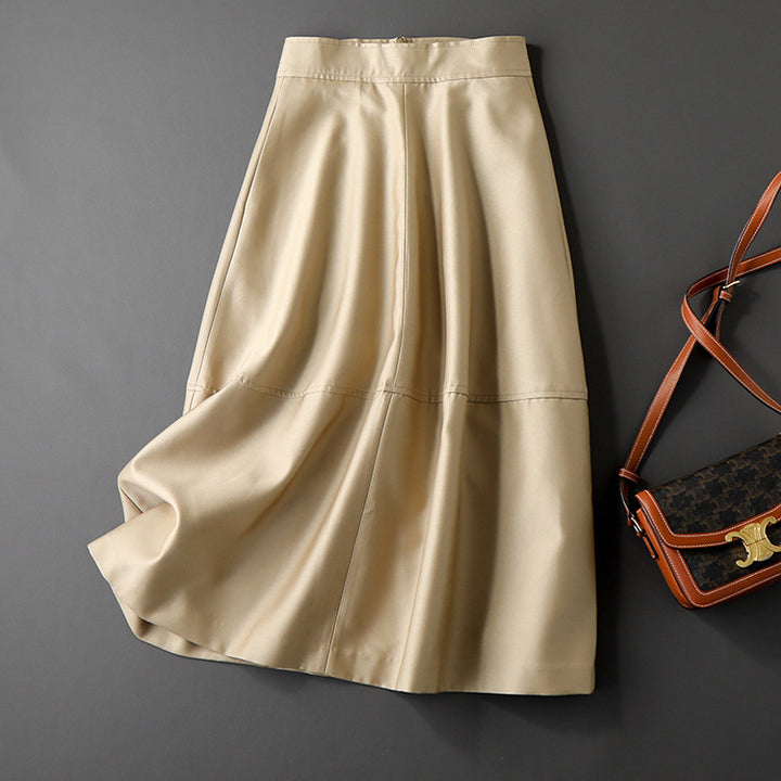 Women's Elegant and Airy Midi Skirt Mune Fashion