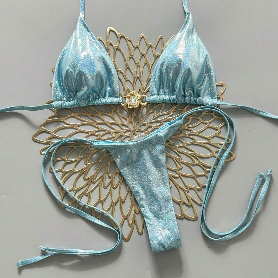 Women's Shiny Bikini Mune Fashion