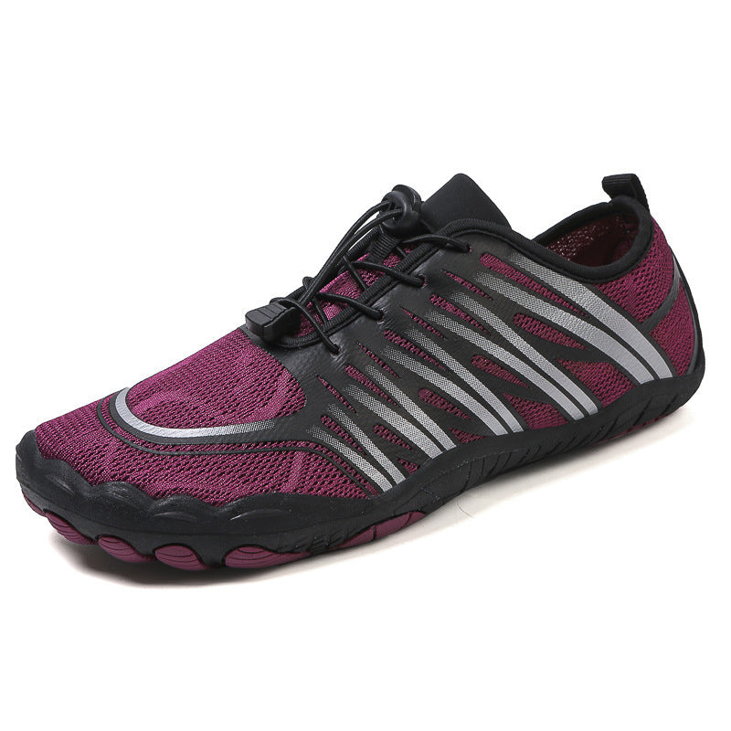 Women's nano minimalist barefoot water shoe with ultra-flexible minimal sole and drawstring closure Mune Fashion