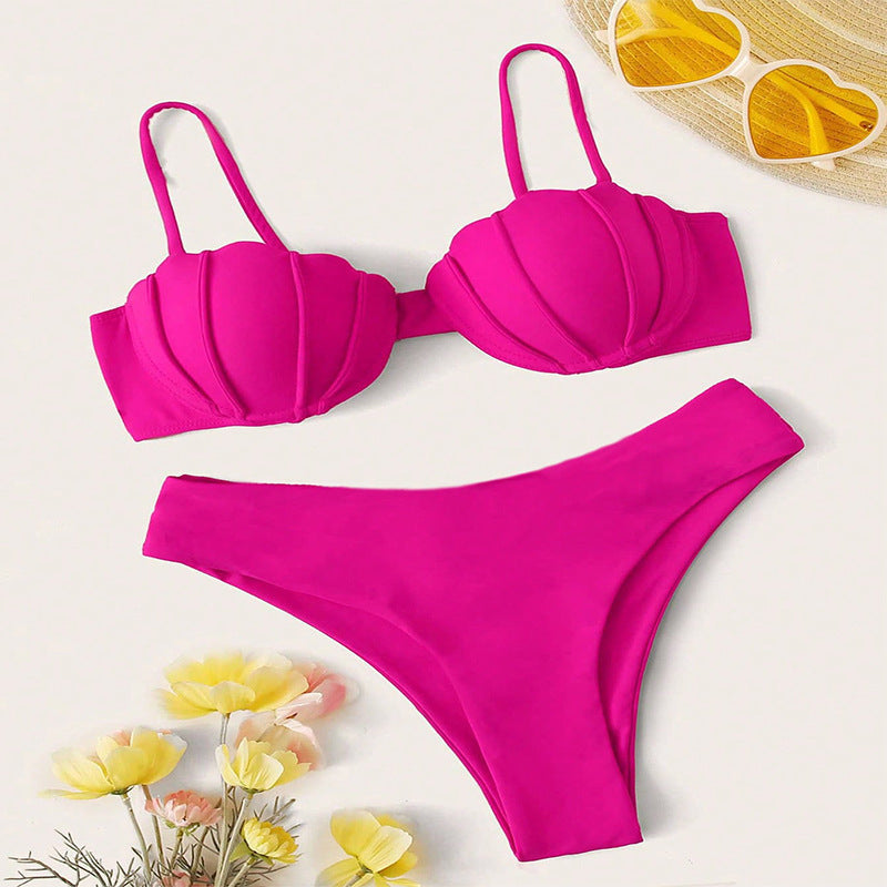 Women's bikini set with molded top and high leg cut Mune Fashion