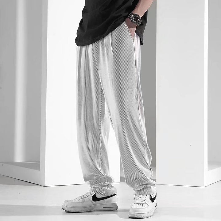 Men's Casual Pleated Pants Mune Fashion