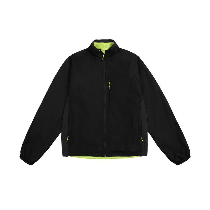 Unisex Lightweight Stand-up Collar Softshell Jacket with Fleece Inner Side and Zipper Pockets Mune Fashion