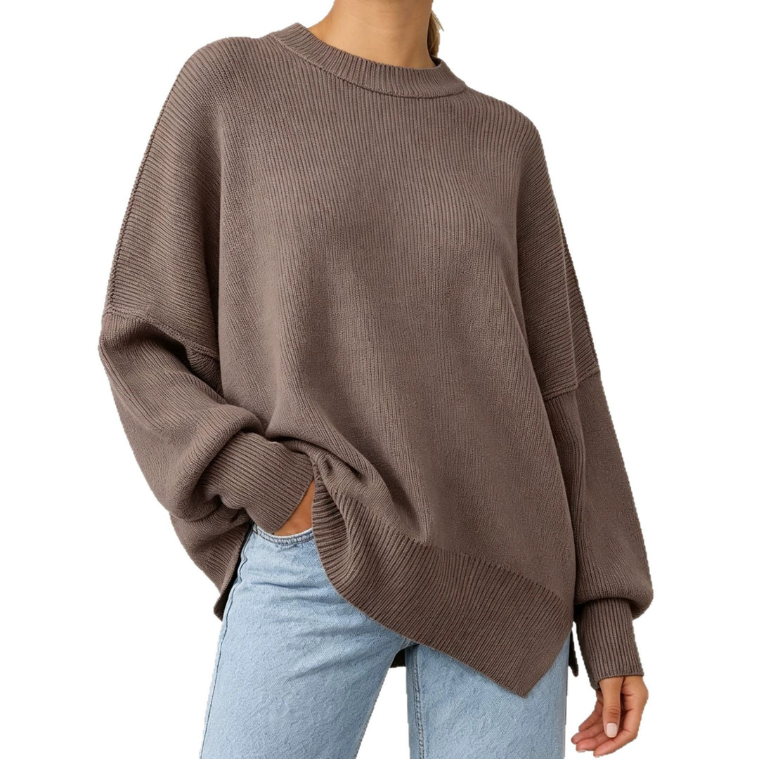 Women's Kastiger Fine Knit Sweater with Asymmetric Shark Hem Mune Fashion