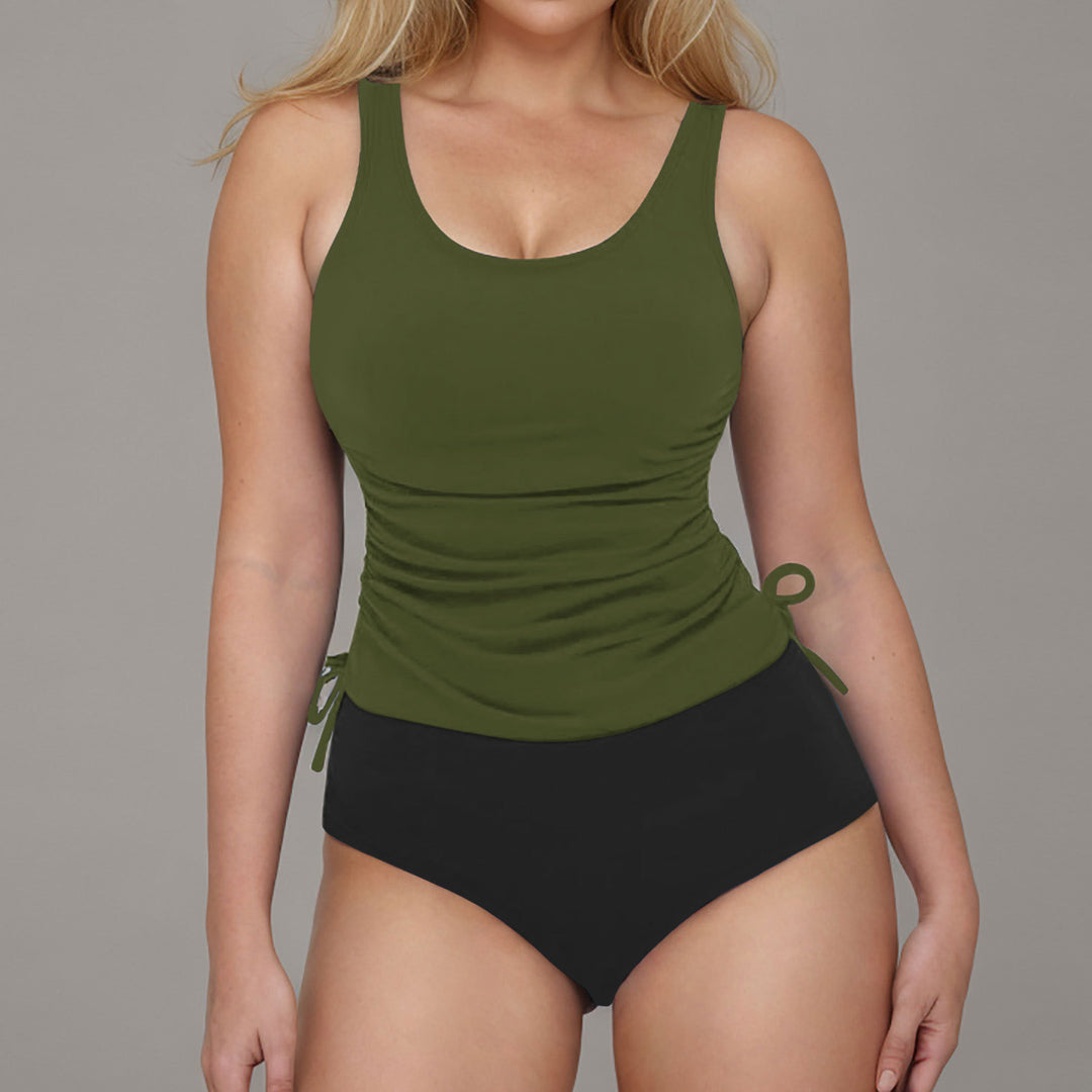 Women’s Sporty Swimsuit with Floral Design Mune Fashion
