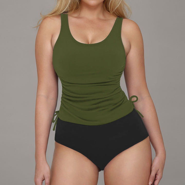 Women’s Sporty Swimsuit with Floral Design Mune Fashion