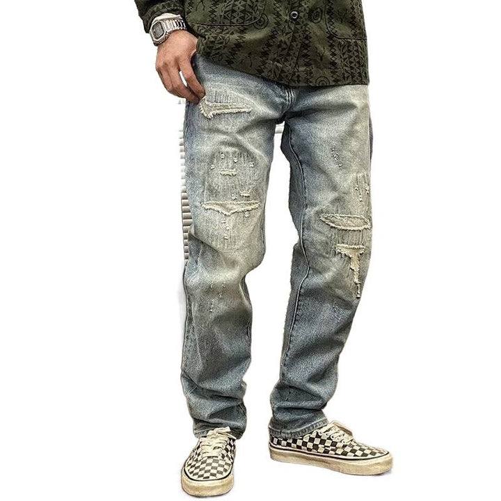 Men's Trendy Distressed Jeans Mune Fashion