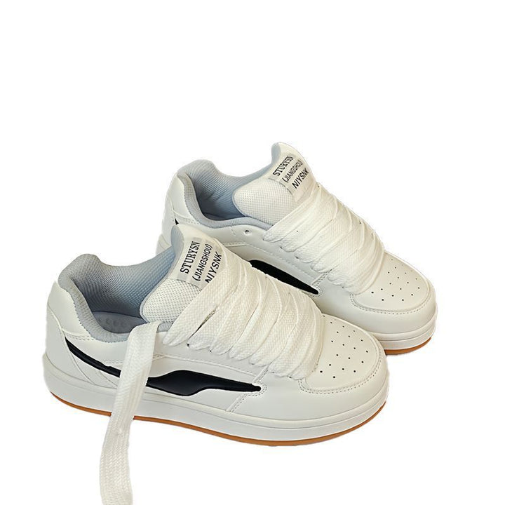 Women Sports Sneakers in fashionable retro look with special accents Mune Fashion