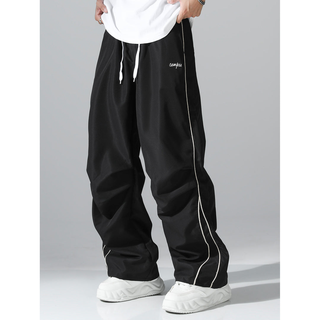 Men Comfortable Leisure and Sports Pants with Elastic Waistband and Side Pockets Mune Fashion