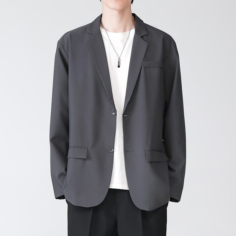 Men's blazer in relaxed fit with two-button closure and flap pockets Mune Fashion