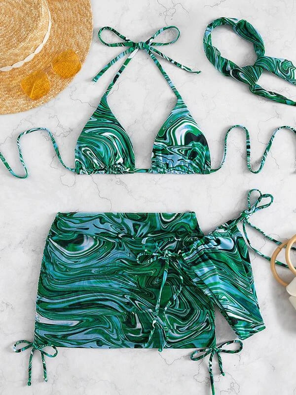 Women's bikini set with playful cut and fashionable accents Mune Fashion