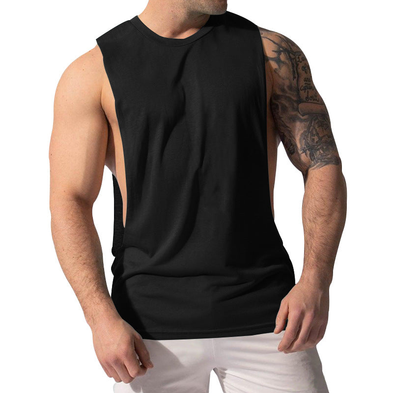 Men's muscle shirt with extra deep arm openings and breathable cotton blend Mune Fashion