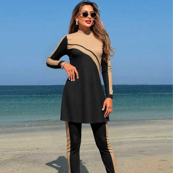 Women's sports top with elegant leggings Mune Fashion