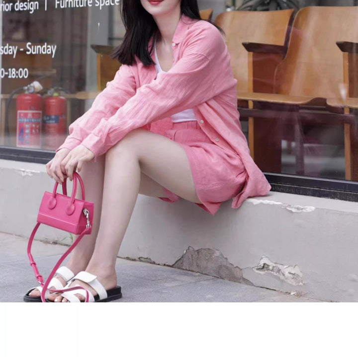 Women's Casual Long Sleeve Linen Blouse Mune Fashion