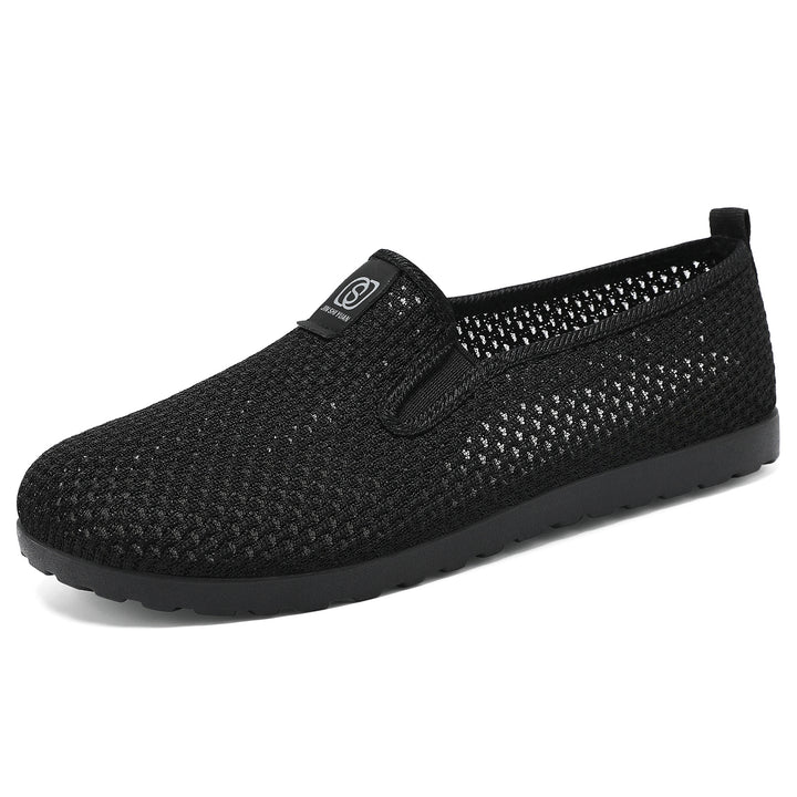 Women's breathable knitted slippers with elastic entry and cushioning EVA outsole Mune Fashion
