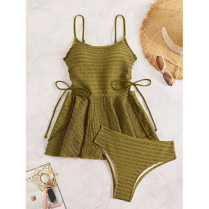 Women's Tankini with flowing skirt and adjustable straps Mune Fashion