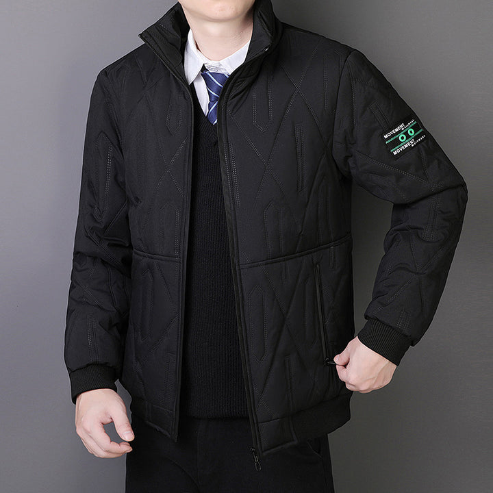 Men's urban transition jacket with textured design Mune Fashion