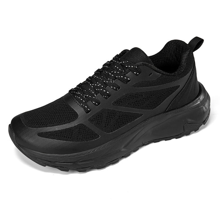 Men's cushioned running sneakers with shock-absorbing midsole and structured rubber outsole Mune Fashion