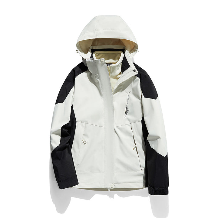 Men's Technical Outdoor Jacket with Adjustable Hood Design Mune Fashion 1787797246