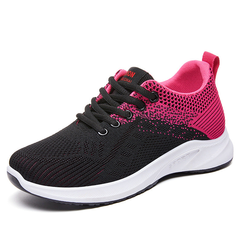 Women Breathable Sports Insoles Sneakers with Flexible Upper Material Mune Fashion