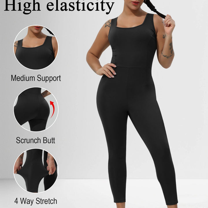 Women's Shaping Sport Bodysuit with High Waistband and Shaping Effect Mune Fashion