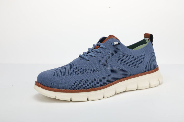 Women's knitted derby sneaker with flexible ribbed outsole and padded comfort insole Mune Fashion