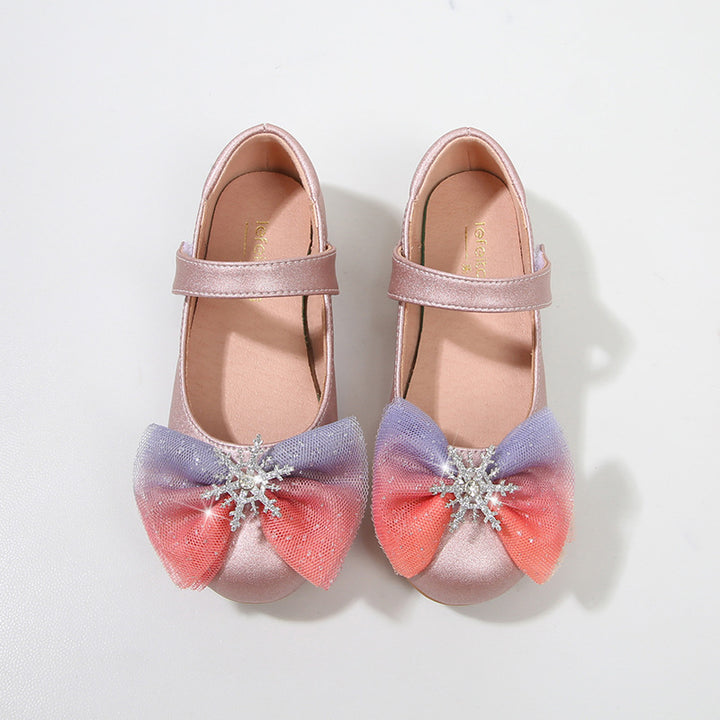 Girls' ballerinas with glittering bow design Mune Fashion