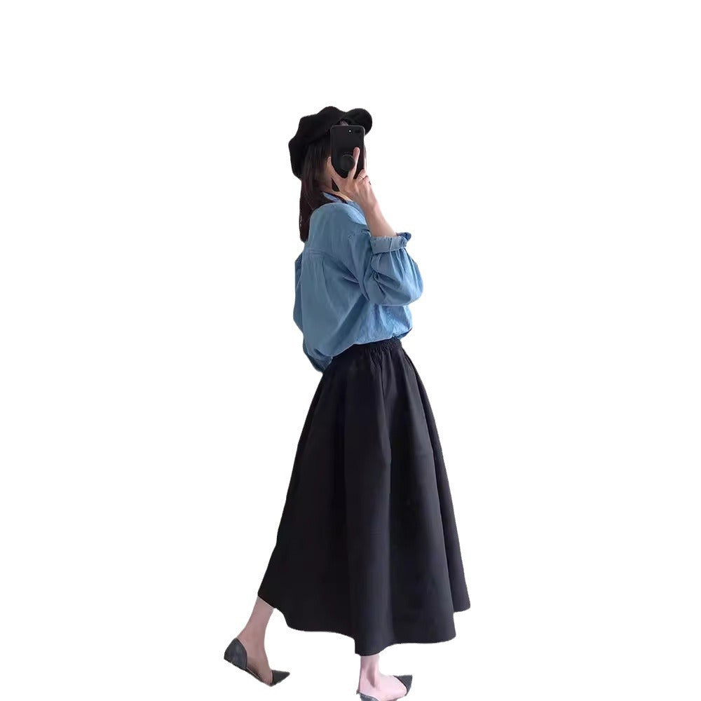 Women Stylish and Elegant Pleated Skirt Mune Fashion