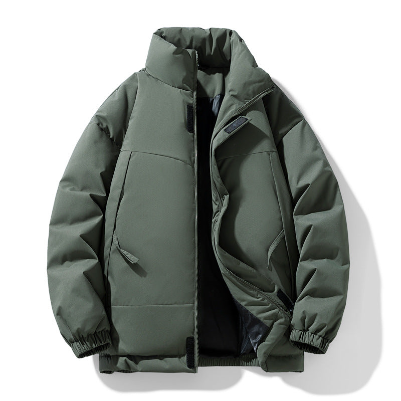 Men's Fashionable Transitional Jacket with High Collar Mune Fashion