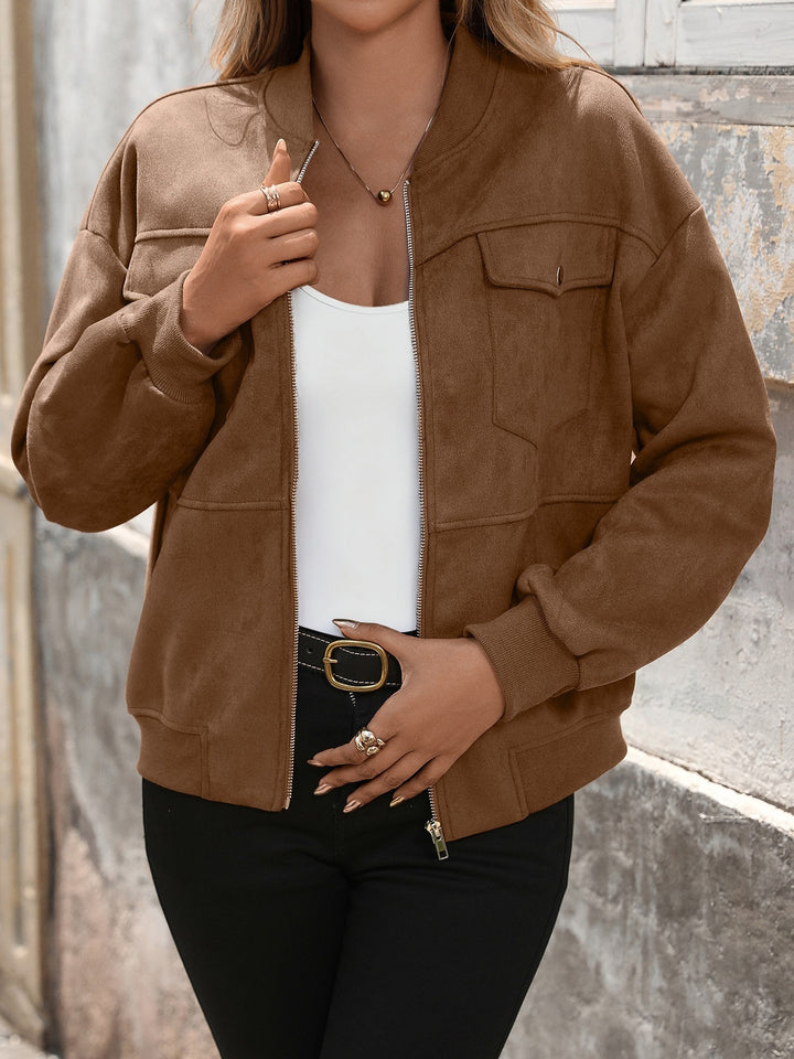 Women's Oversized Bomber Jacket Mune Fashion