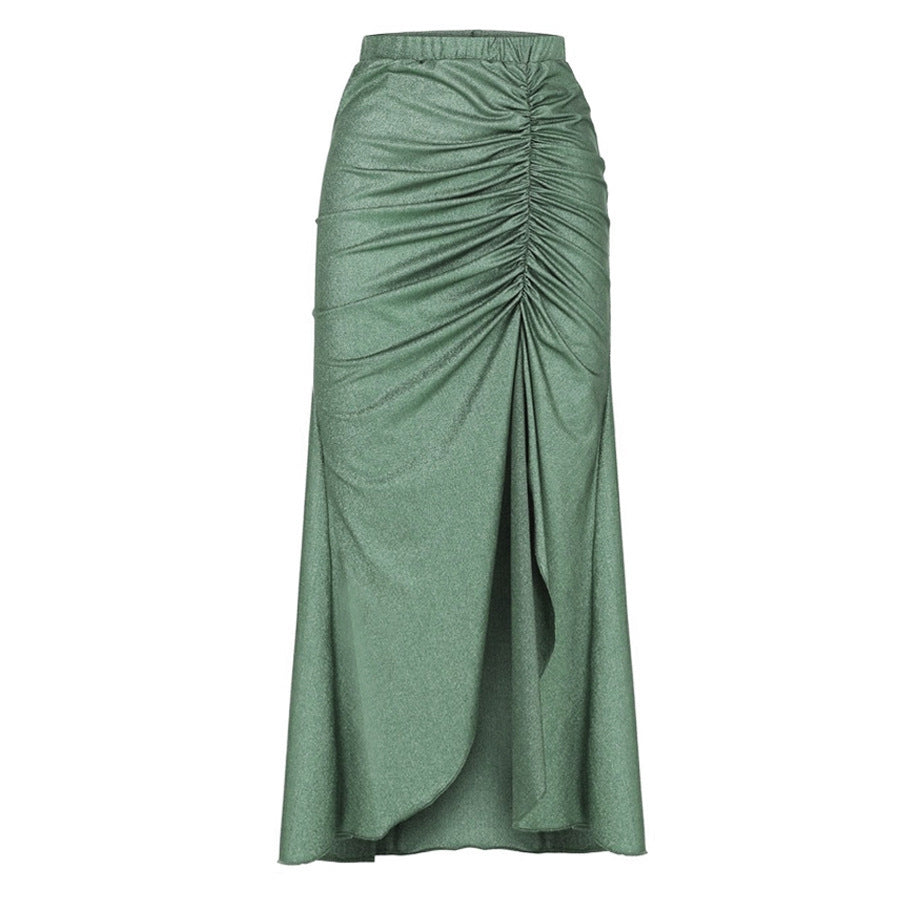 Women's swimsuit with stylish drapings and elegant gold accents Mune Fashion