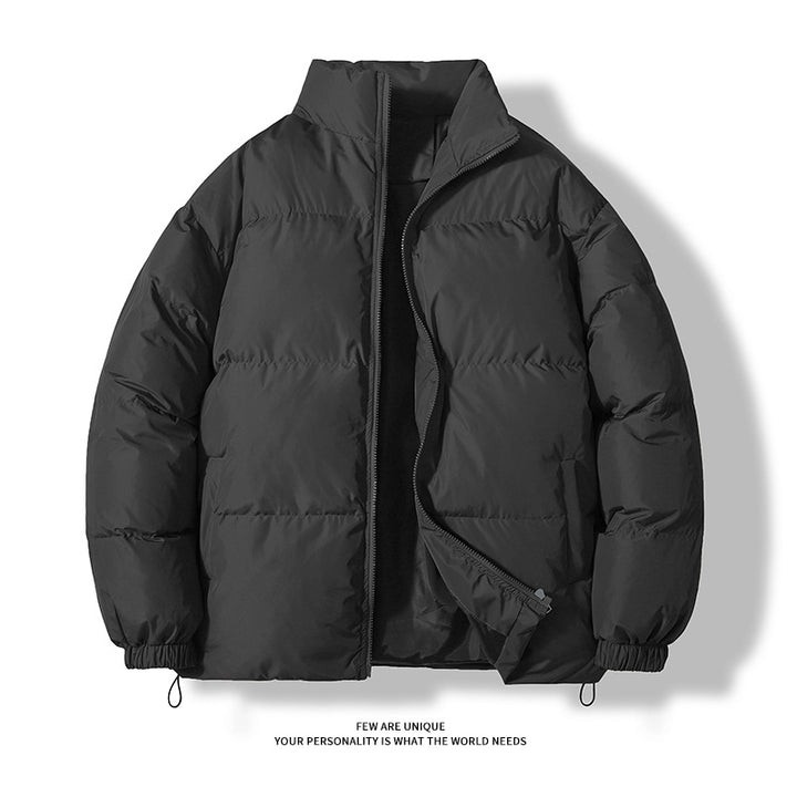 Unisex nan padded quilted jacket with stand-up collar, two pockets and elastic cuffs Mune Fashion