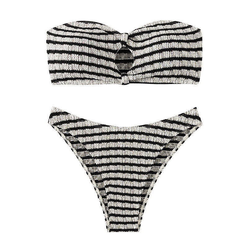 Ladies Bandeau Bikini with trendy neckline Mune Fashion