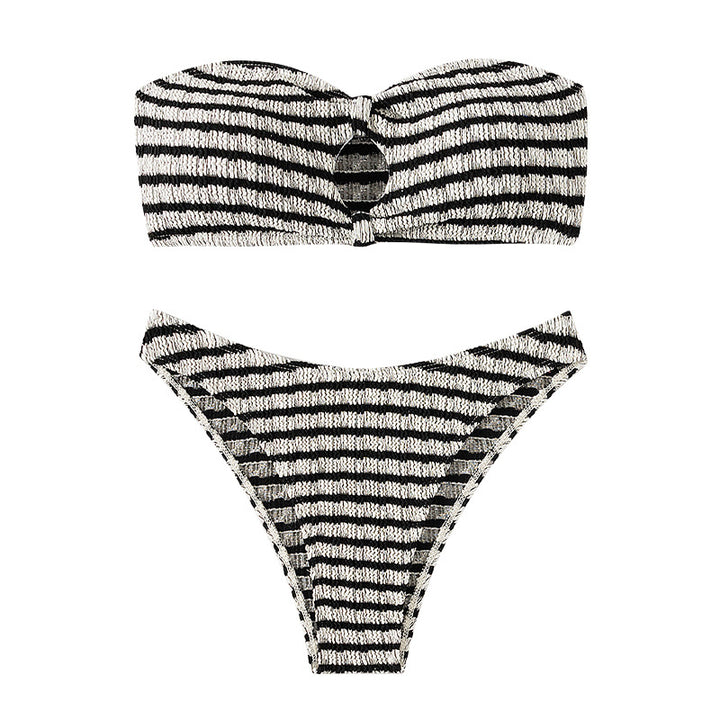 Ladies Bandeau Bikini with trendy neckline Mune Fashion