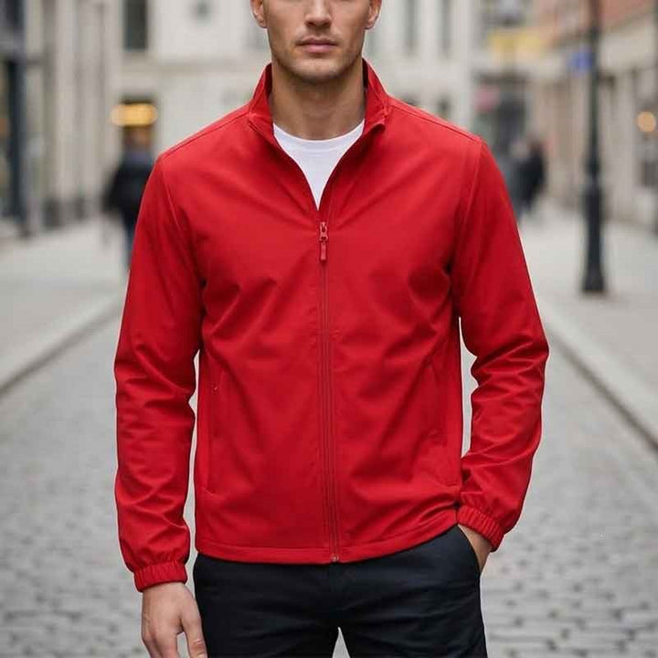 Men's Breathable Transitional Jacket with Practical Stand-Up Collar Mune Fashion