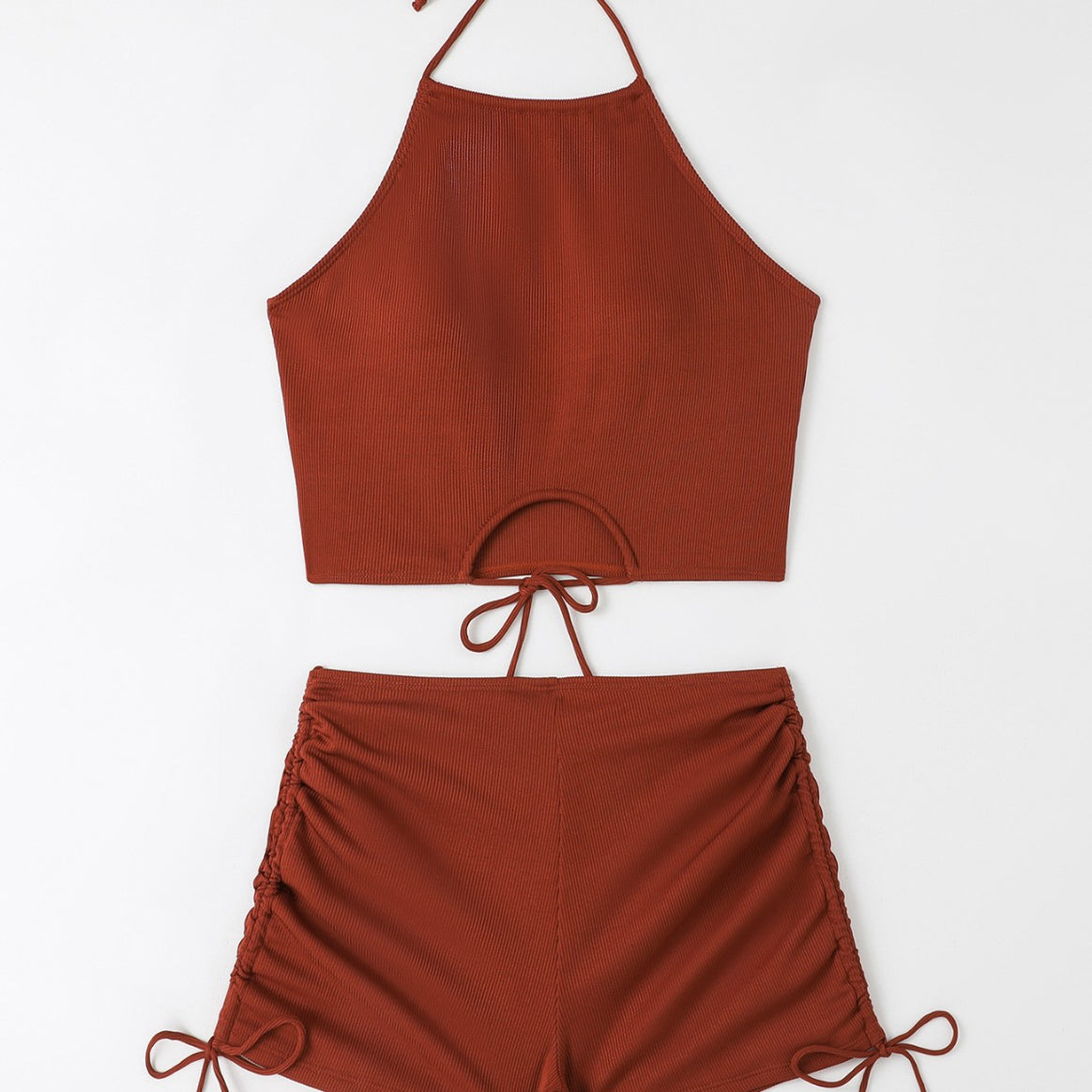 Women's Casual Bikini Set with Ruffles Mune Fashion