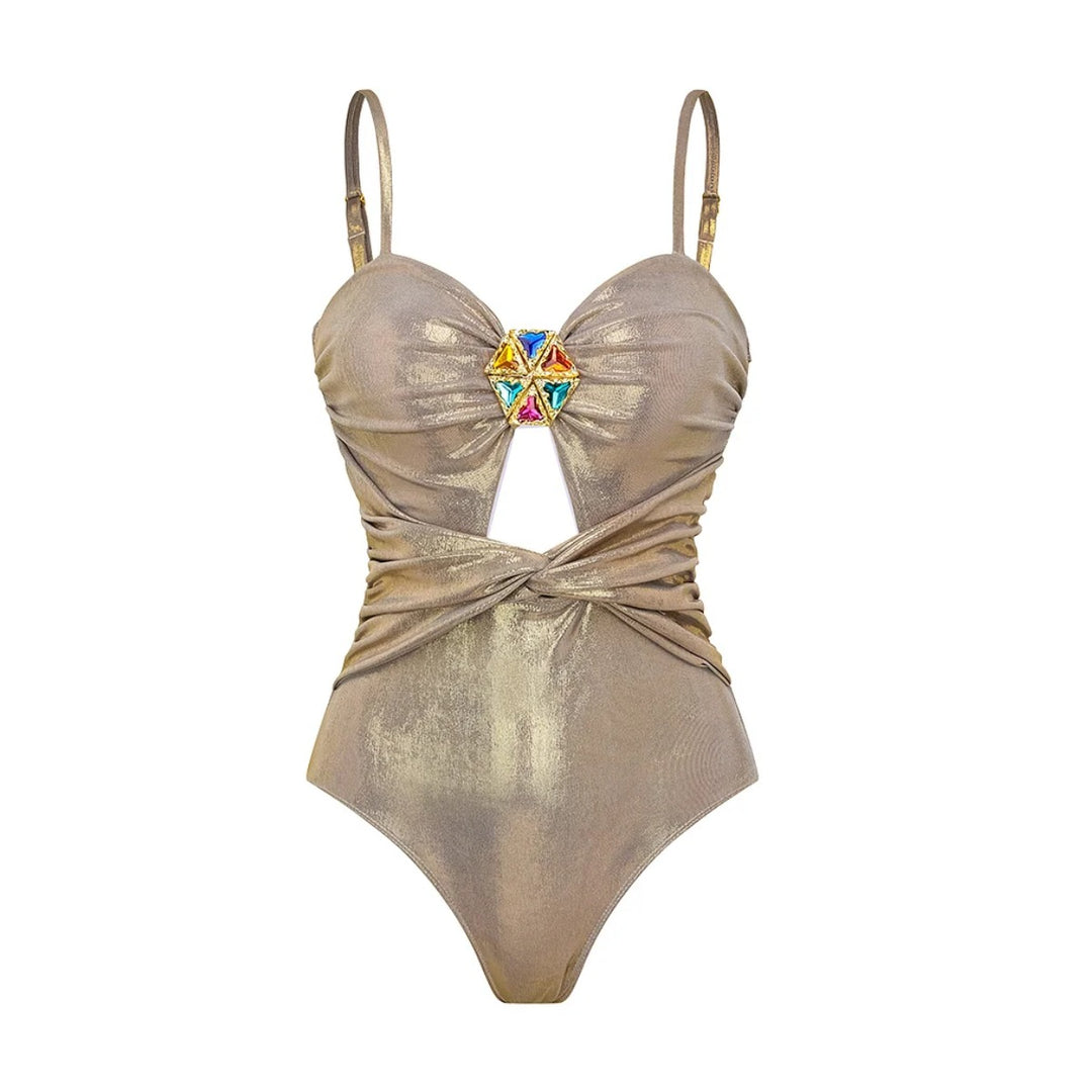 Women's swimsuit set with sophisticated cut and versatile maxi skirt Mune Fashion