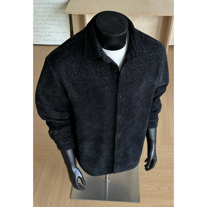 Men Printed Long Sleeve Shirt Mune Fashion