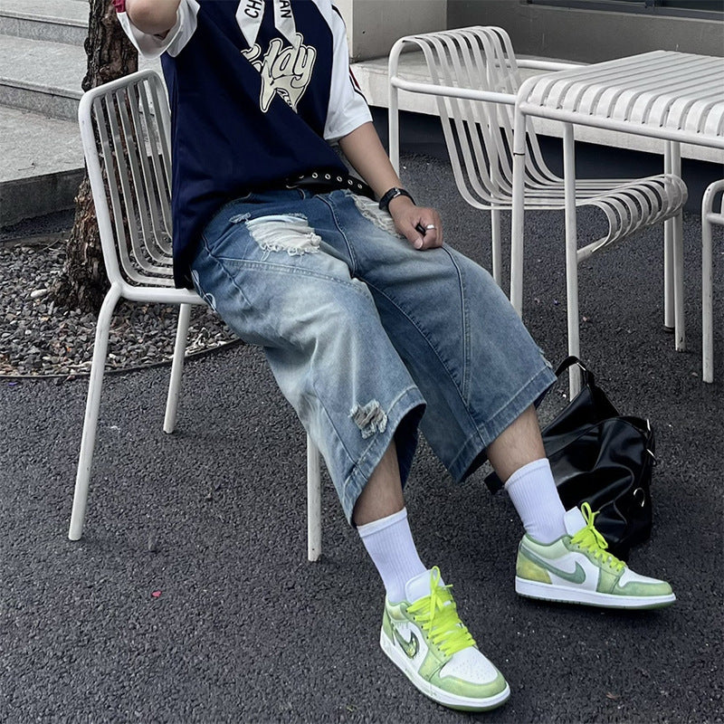 Men's Trendy Wide Leg Jeans Mune Fashion