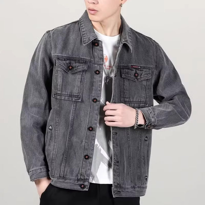 Men's Denim Jacket in Classic Design Mune Fashion