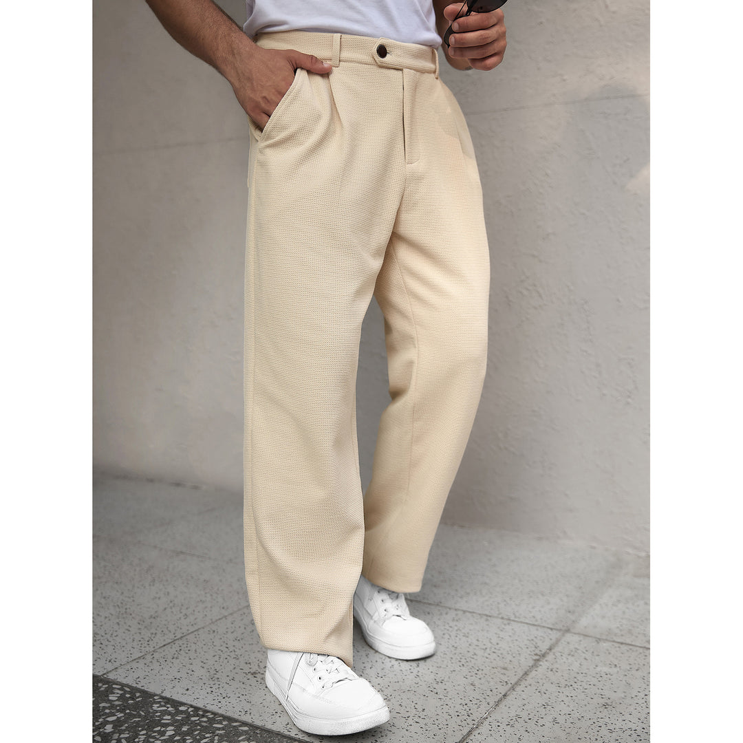 Men's Fashion Casual Pants with Wide Cut Mune Fashion